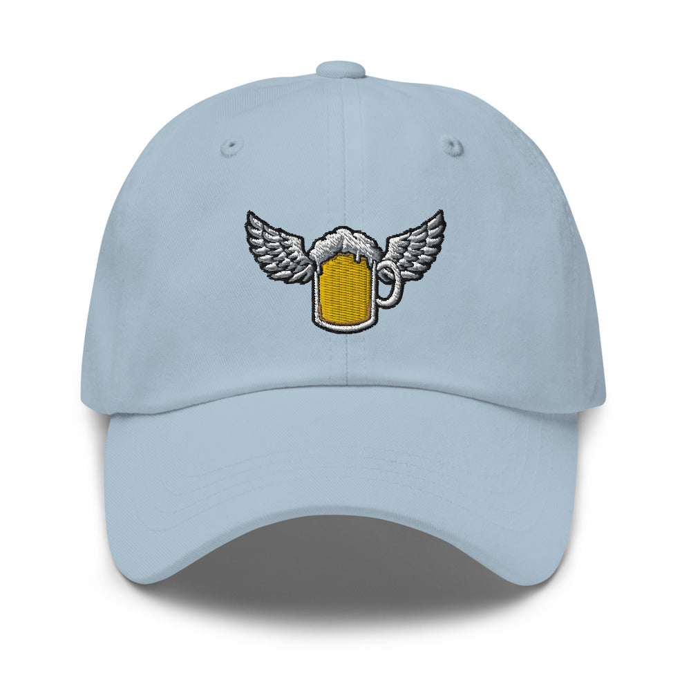 Casquette baseball flying beer noir portée en situation CHT'M Boutique