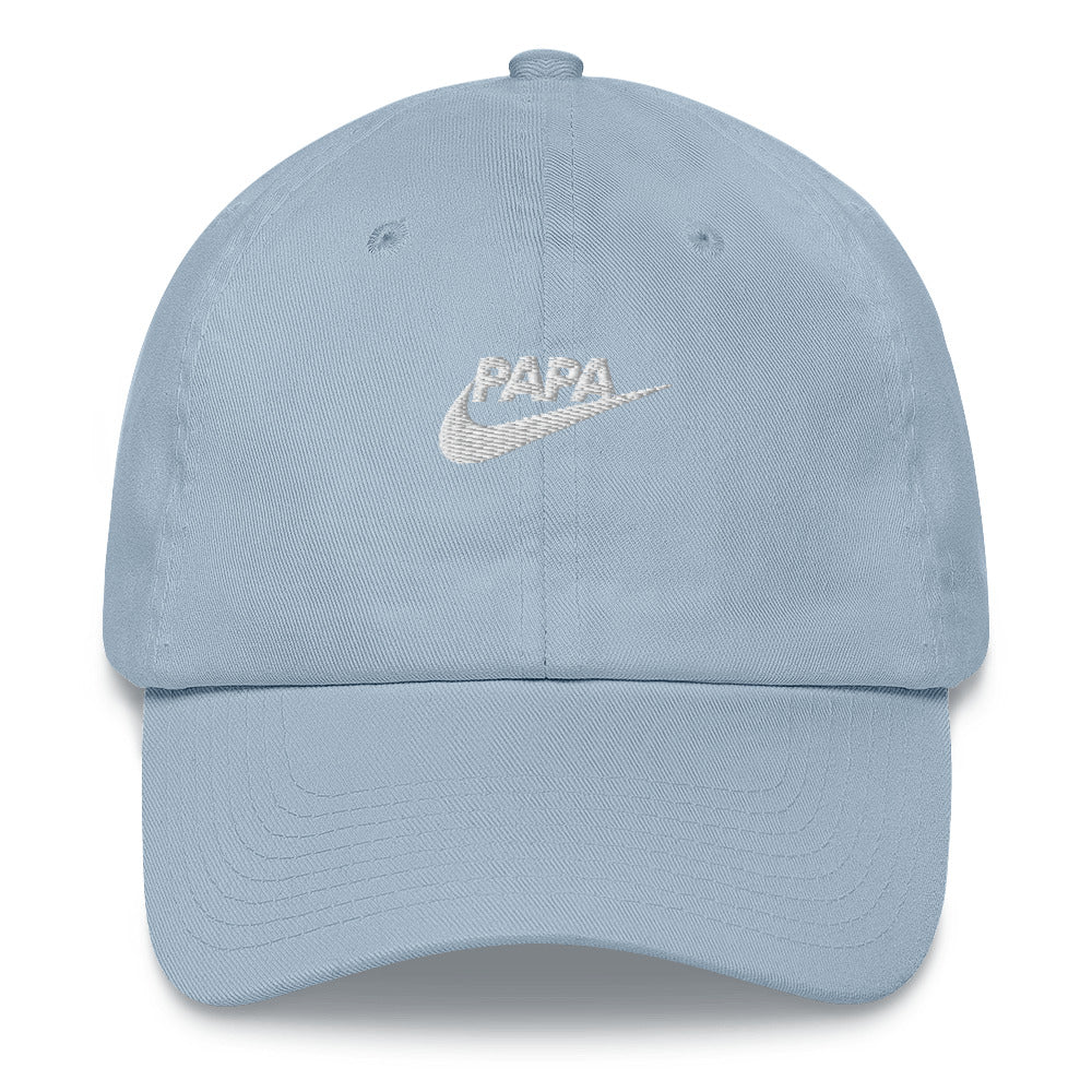 Casquette baseball papa just do it noir vue avant CHT'M Boutique