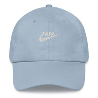 Casquette baseball papa just do it noir vue avant CHT'M Boutique