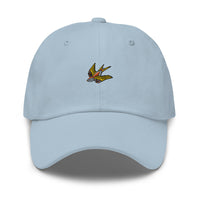 Casquette baseball hirondelle noir vue de profil CHT'M Boutique