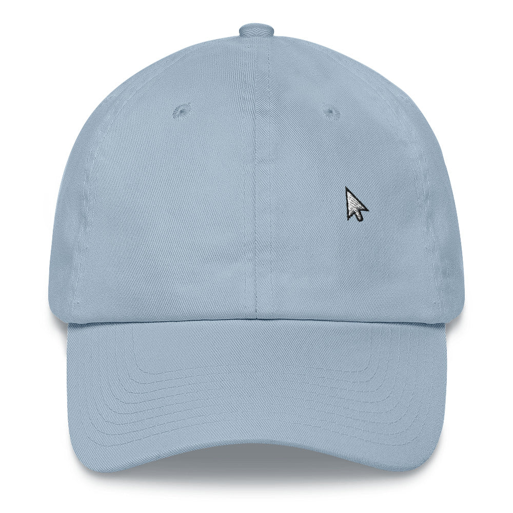 Casquette baseball geek noir détail de la broderie CHT'M Boutique