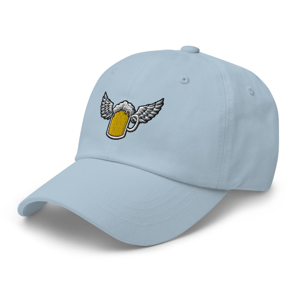 Casquette baseball flying beer noir détail de la broderie CHT'M Boutique