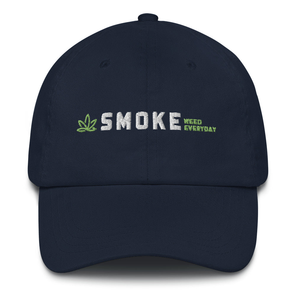 Casquette baseball smoke weed noir vue de profil CHT'M Boutique