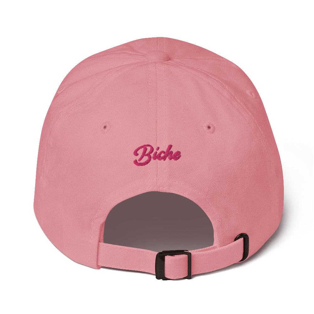 Casquette femme biche noir vue de trois quarts CHT'M Boutique