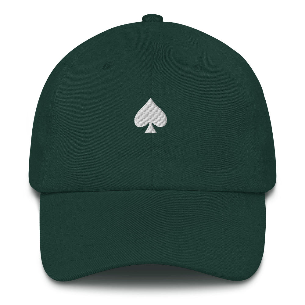 Casquette baseball as de pic noir gros plan sur le tissu CHT'M Boutique