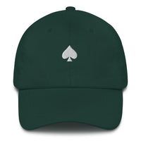 Casquette baseball as de pic noir gros plan sur le tissu CHT'M Boutique