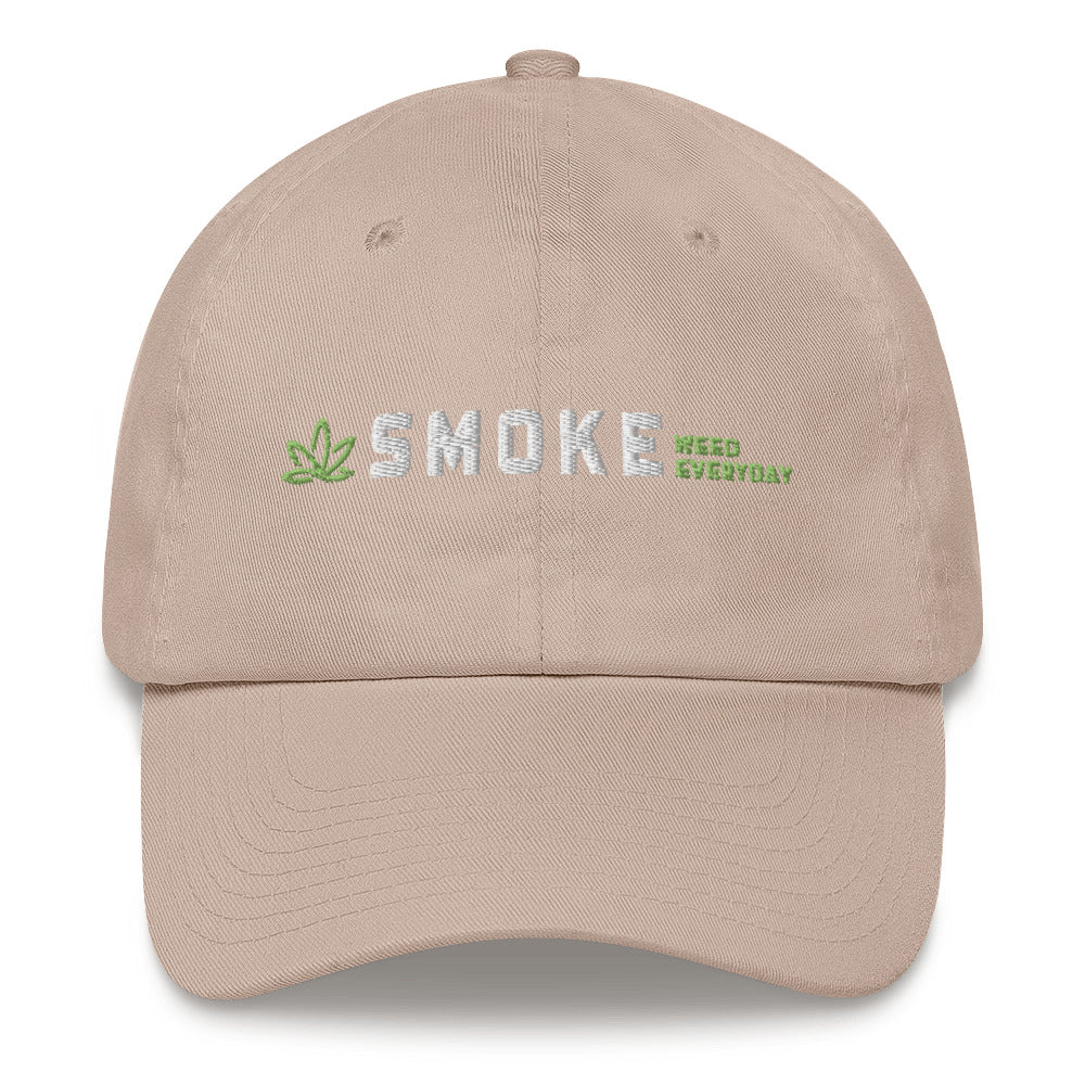 Casquette baseball smoke weed noir vue de trois quarts CHT'M Boutique