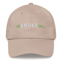 Casquette baseball smoke weed noir vue de trois quarts CHT'M Boutique