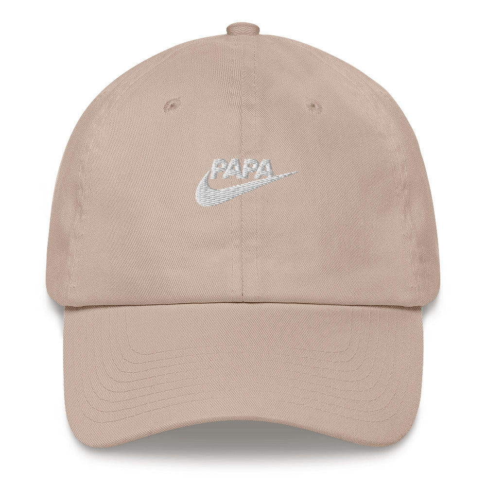 Casquette baseball papa just do it noir coloris présenté CHT'M Boutique