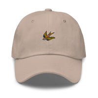 Casquette baseball hirondelle noir vue avant CHT'M Boutique