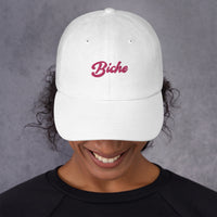 Casquette femme biche noir vue de profil CHT'M Boutique