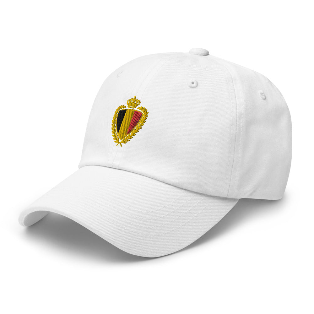 Casquette baseball belgique noir vue de trois quarts CHT'M Boutique