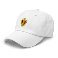 Casquette baseball belgique noir vue de trois quarts CHT'M Boutique