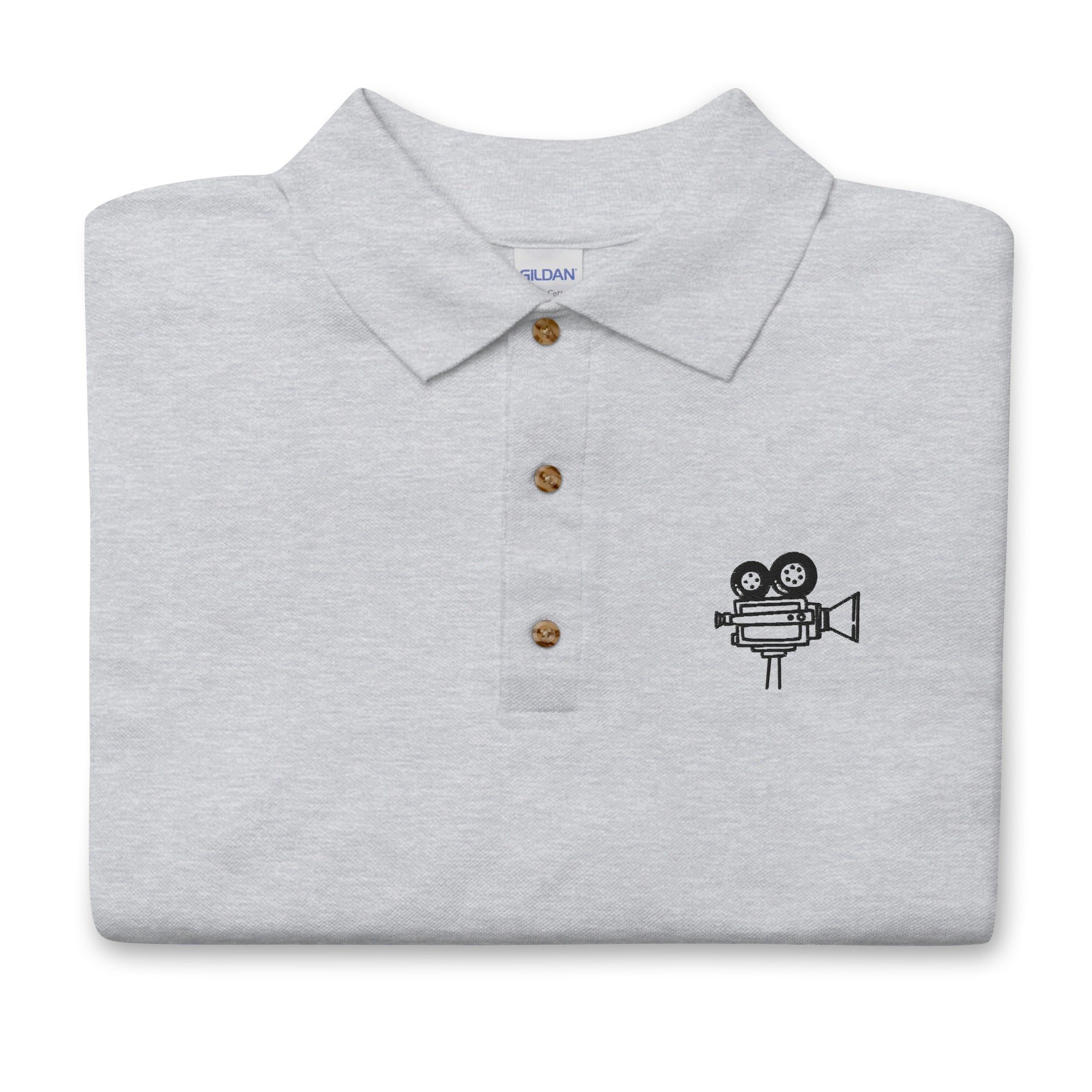 Polo Brodé - "Caméra vintage"