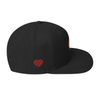 Casquette Snapback - COEUR ARC EN CIEL