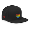 Casquette Snapback - COEUR ARC EN CIEL