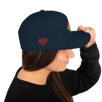 Casquette Snapback - COEUR ARC EN CIEL