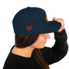 Casquette Snapback - COEUR ARC EN CIEL