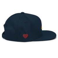 Casquette Snapback - COEUR ARC EN CIEL