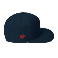 Casquette Snapback - COEUR ARC EN CIEL