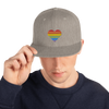 Casquette Snapback - COEUR ARC EN CIEL