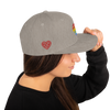 Casquette Snapback - COEUR ARC EN CIEL