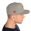 Casquette Snapback - COEUR ARC EN CIEL