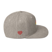 Casquette Snapback - COEUR ARC EN CIEL