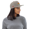 Casquette Snapback - COEUR ARC EN CIEL