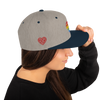 Casquette Snapback - COEUR ARC EN CIEL