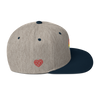 Casquette Snapback - COEUR ARC EN CIEL