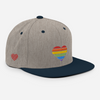 Casquette Snapback - COEUR ARC EN CIEL