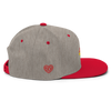 Casquette Snapback - COEUR ARC EN CIEL