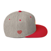 Casquette Snapback - COEUR ARC EN CIEL