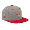 Casquette Snapback - COEUR ARC EN CIEL