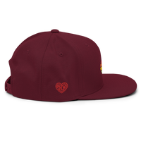 Casquette Snapback - COEUR ARC EN CIEL