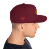 Casquette Snapback - COEUR ARC EN CIEL