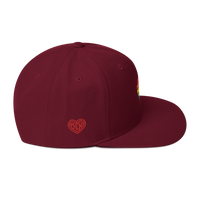 Casquette Snapback - COEUR ARC EN CIEL