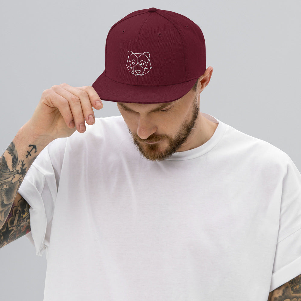 Casquette Snapback OURS ORIGAMI