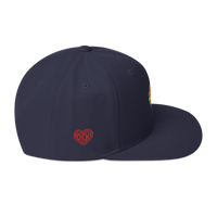 Casquette Snapback - COEUR ARC EN CIEL