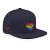 Casquette Snapback - COEUR ARC EN CIEL