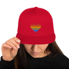Casquette Snapback - COEUR ARC EN CIEL