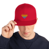 Casquette Snapback - COEUR ARC EN CIEL