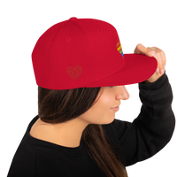 Casquette Snapback - COEUR ARC EN CIEL