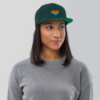 casquette coeur arc en ciel gay et lesbien 