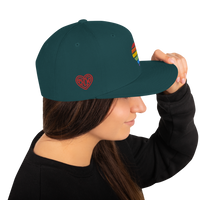 Casquette Snapback - COEUR ARC EN CIEL