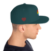 Casquette Snapback - COEUR ARC EN CIEL