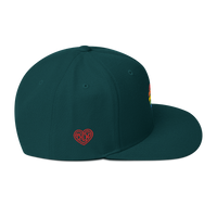 Casquette Snapback - COEUR ARC EN CIEL