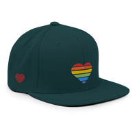 casquette coeur arc en ciel gay et lesbien 