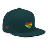 casquette coeur arc en ciel gay et lesbien